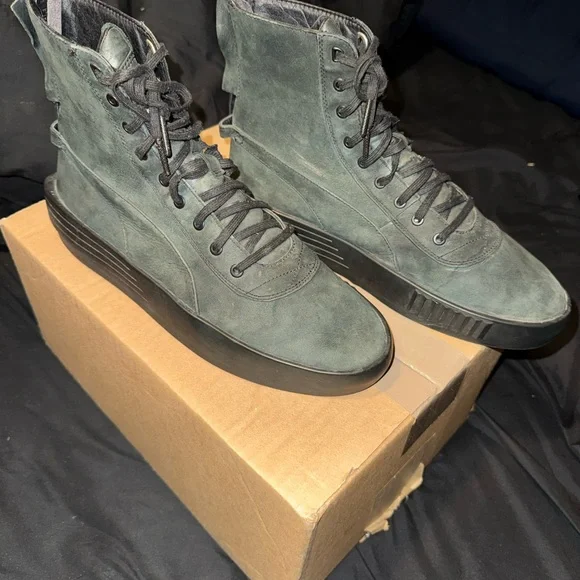 Puma x The Weekend Parallel XO m9 black suede thickheel sendoffers followcloset - Picture 2 of 8